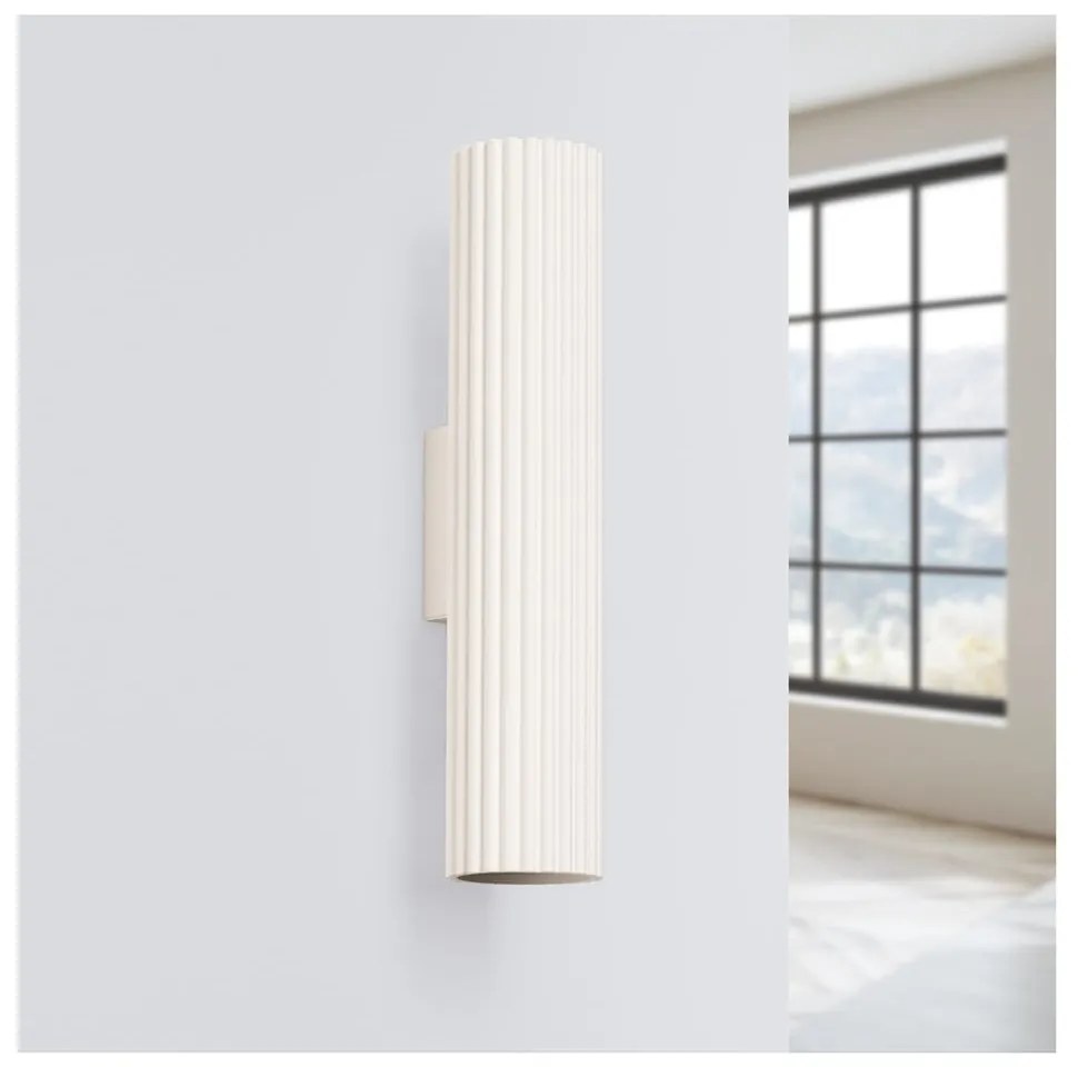 Aplică de perete crem Gleam – Sollux