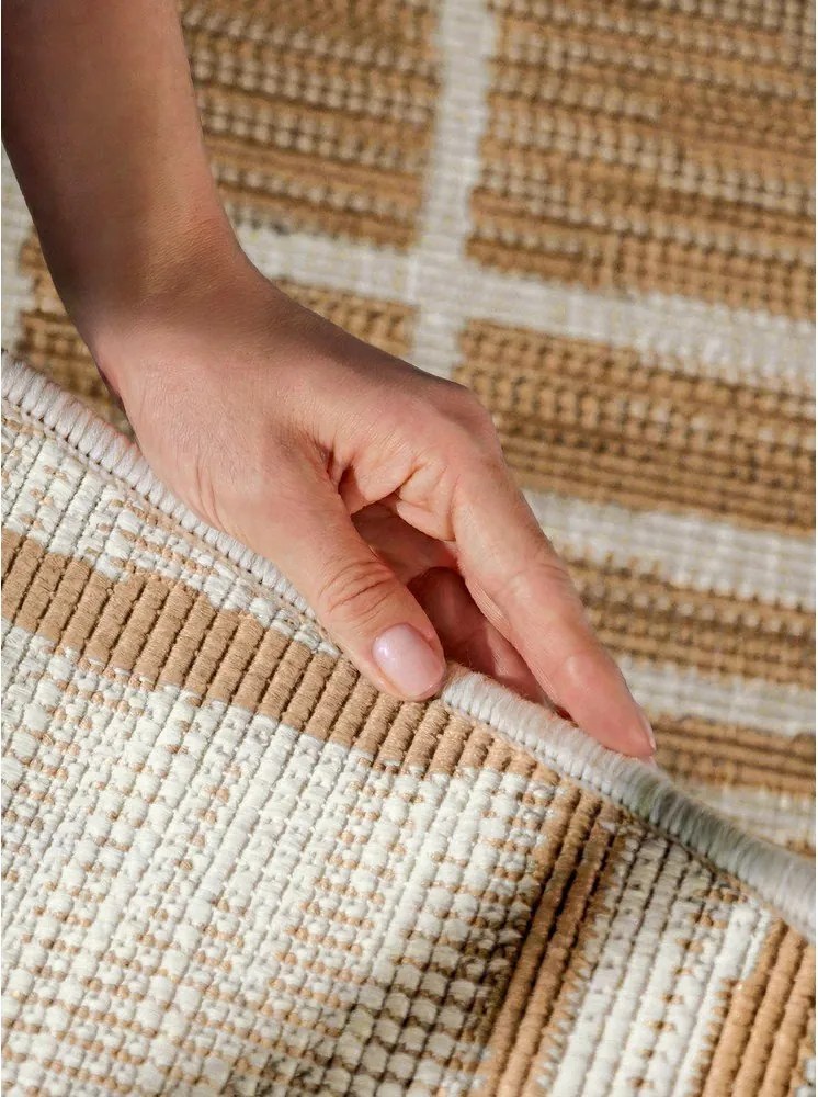 Covor pentru exterior și interior crem/în culoare naturală rotund ø 200 cm Haringey Crouch – Ted Baker