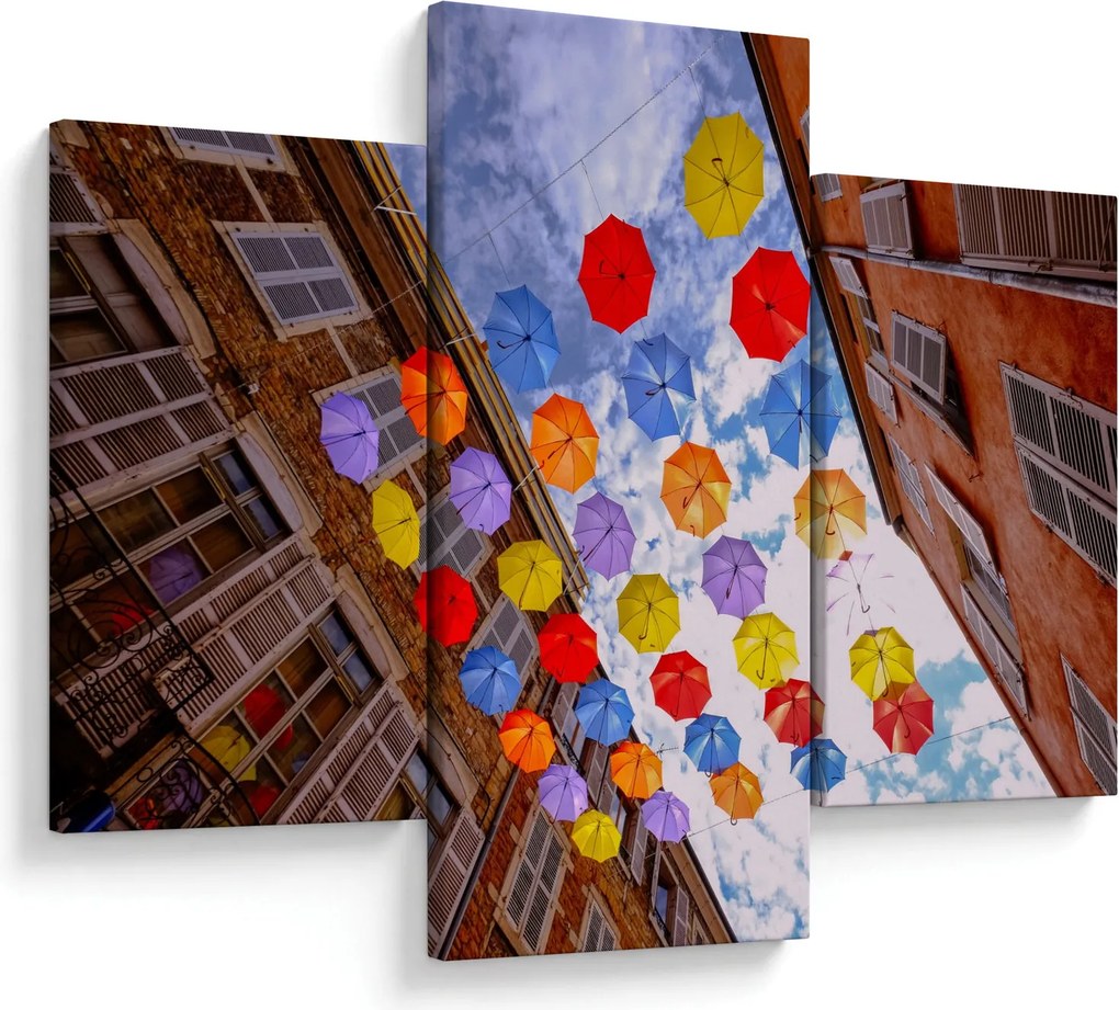 Tablou - Umbrele colorate (90x60 cm)