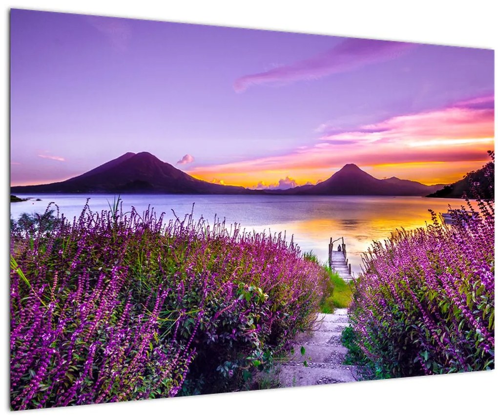 Tablou cu lac (90x60 cm)