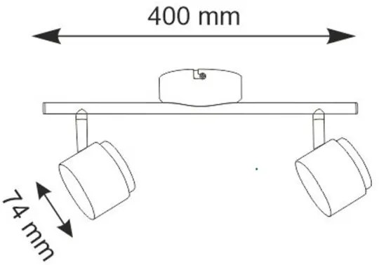 Spot LED KUBIK 2xLED/4,2W/230V alb