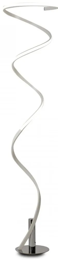 Lampadar LED dimabil design modern decorativ HELIX alb