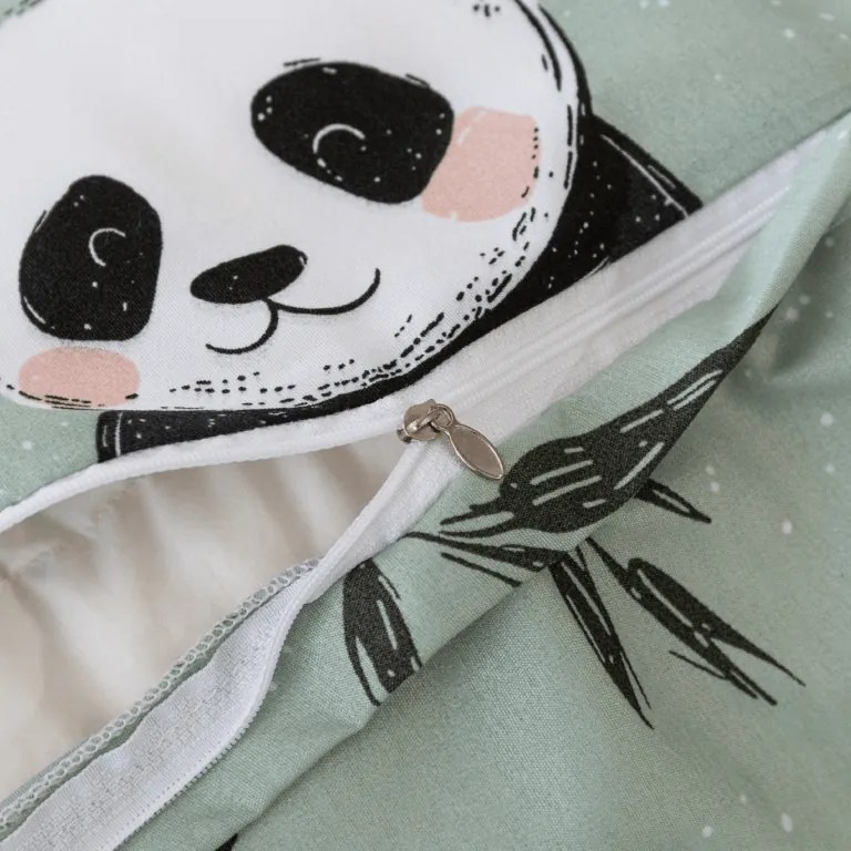 Lenjerie de pat din microfibra PANDA RELAX mentolove Dimensiune lenjerie de pat: 70 x 90 cm | 140 x 200 cm