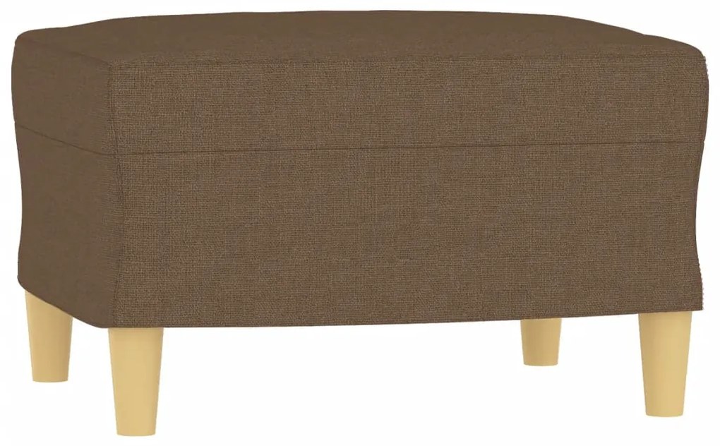 349266 vidaXL Taburet, maro, 60x50x41 cm, material textil