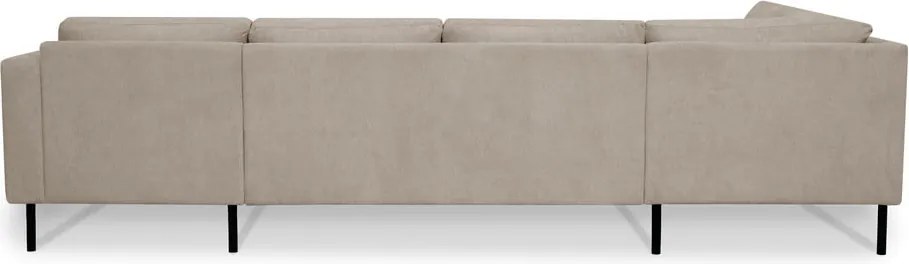 Colțar bej (cu colț pe partea stângă /în formă de "U") Hero – Scandic