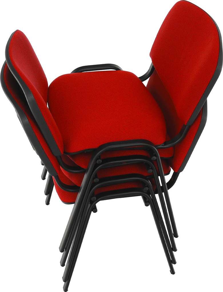 Scaun de birou, roşu, ISO NEW