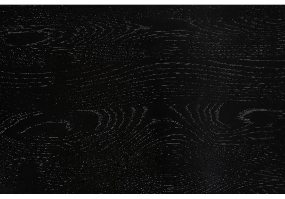 Scaun de bar negru din lemn de stejar (înălțime șezut 65,5 cm) Vander – White Label