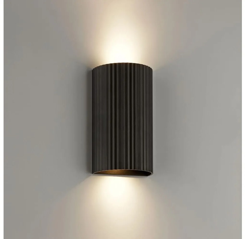 Aplică Brilliant UNDULA 2xGU10/10W/230V negru