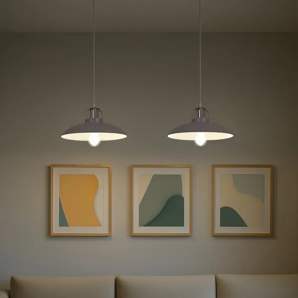 Lustră pe cablu Brilagi FLAMENGO 2xE27/60W/230V bej