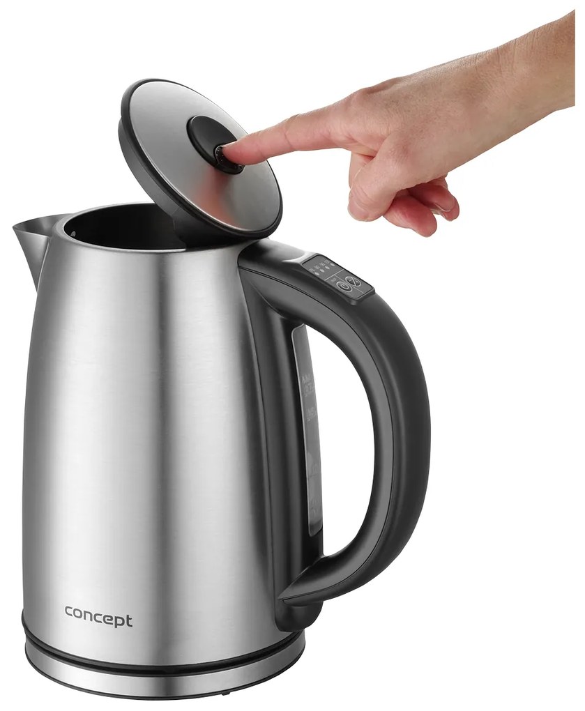 Ceainic Concept RK3350 din oțel inoxidabil cucontrol al temperaturii