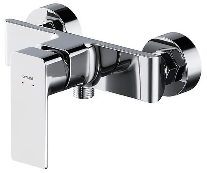 Set dus cu bara, para dus si furtun, Hansgrohe, Crometta Vario Unica si baterie dus, culoare crom, Cersanit Suaro