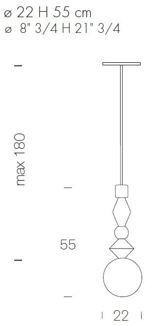Pendul deosebit design LUX Pandora TC 9109