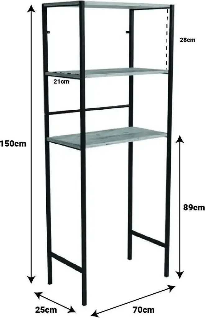 Masca masina de spalat Homs 70x25x150 cm