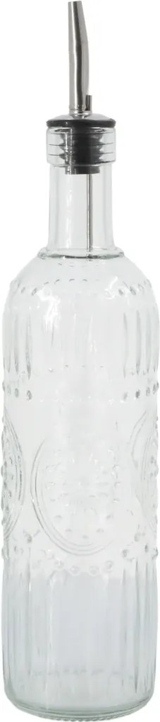 Sticla pentru ulei/otet, cu dop metalic, din sticla, H30cm - 500ml