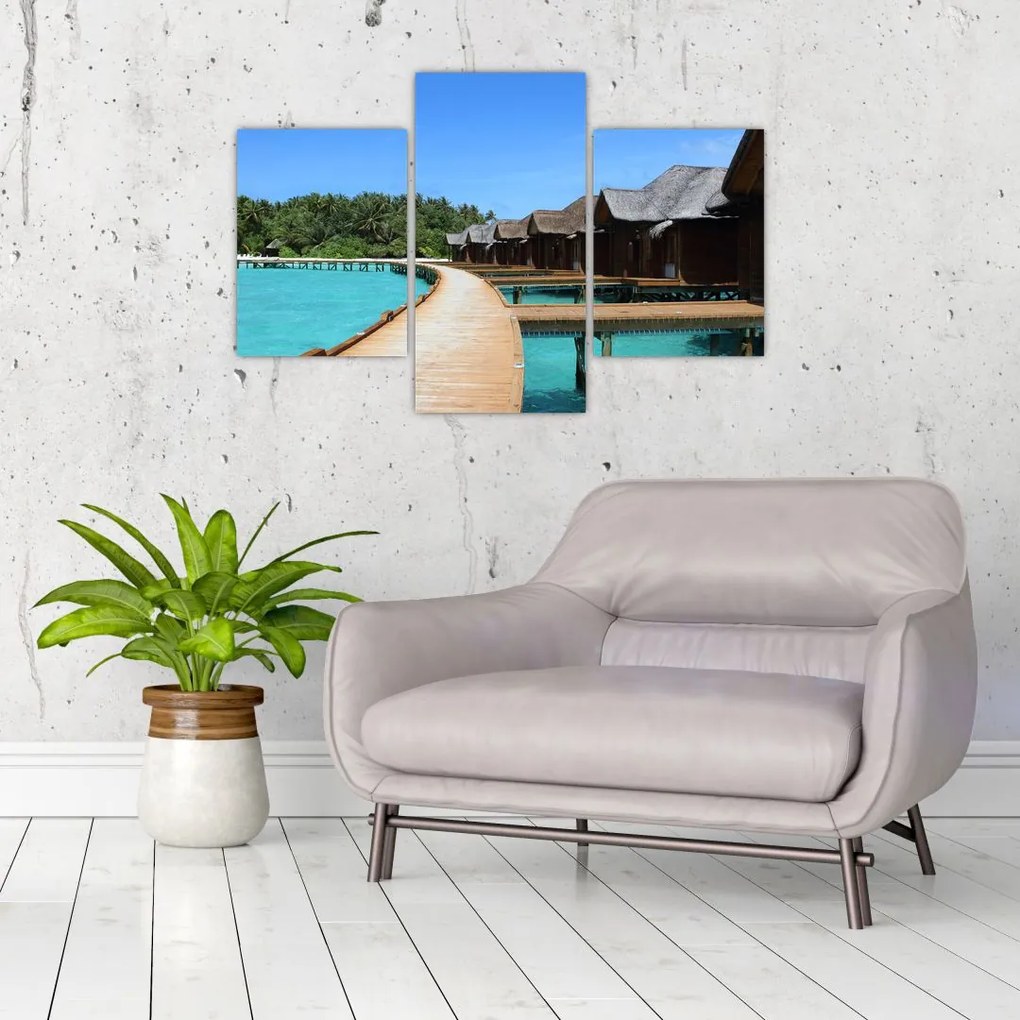 Tablou cu Maledive (90x60 cm)