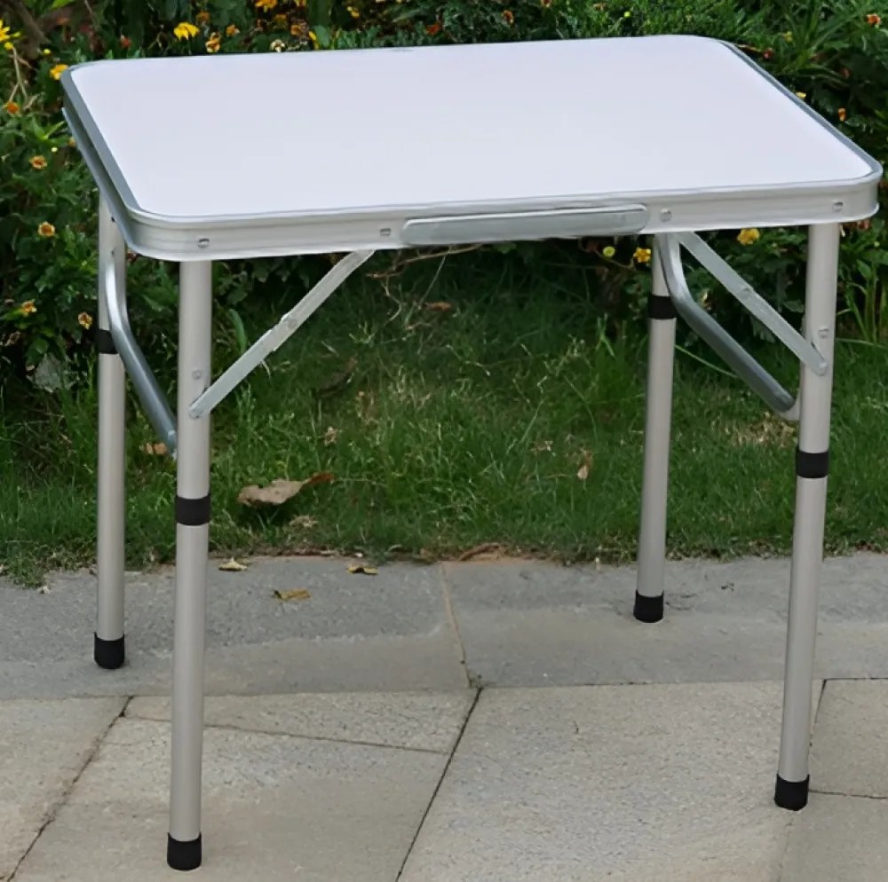 Masă de camping pliabiăla, 60 cm, aluminiu/MDF, KEPI TYP 2