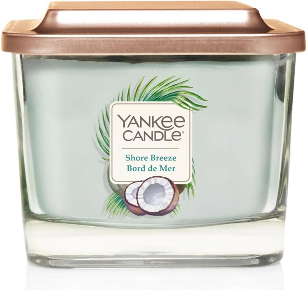 Yankee Candle parfumata lumanare Elevation Shore Breeze pătrata mijlocie 3 fitile