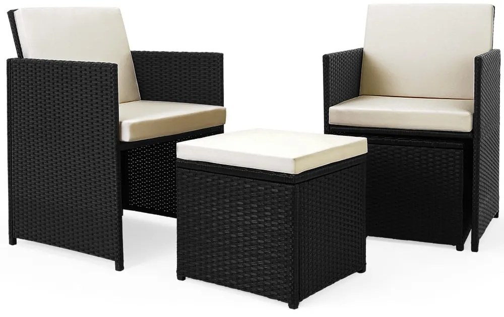 Deuba Set ratan de gradina America 4+4 - antracit
