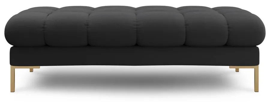 Bancă gri închis capitonată Bali – Cosmopolitan Design