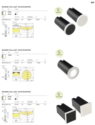 Redo 90040 - Lampă încastrată exterior LED INCAS LED/2,3W/230V IP65