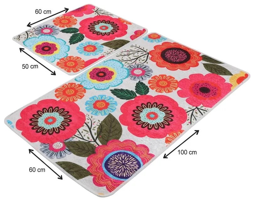 Covorașe de baie 2 buc. 60x100 cm Galvin – Foutastic