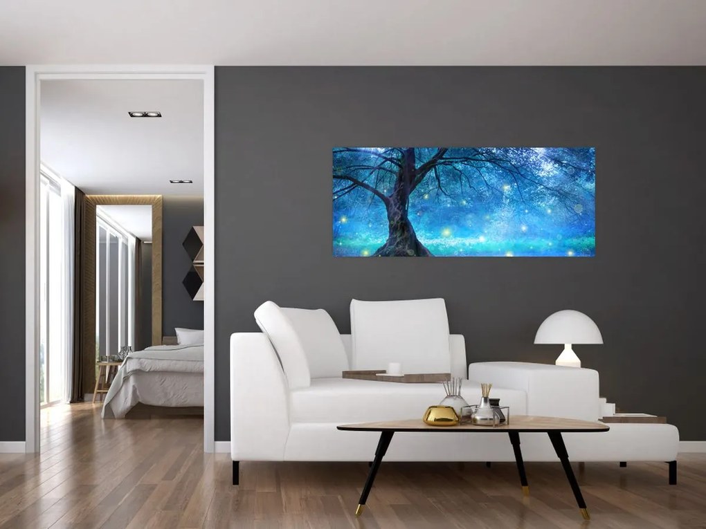 Tablou - Pădure mistică (120x50 cm)