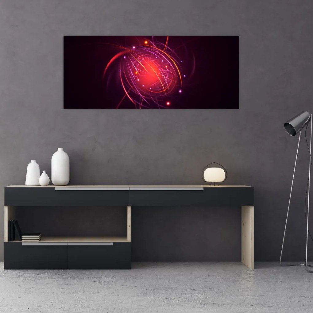 Tabloul modern cu abstacțiune (120x50 cm)