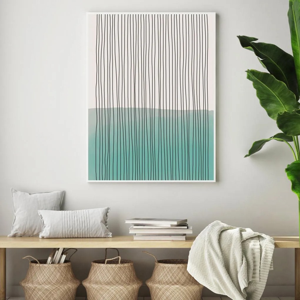 Poster - Abstracție pictată (A4)