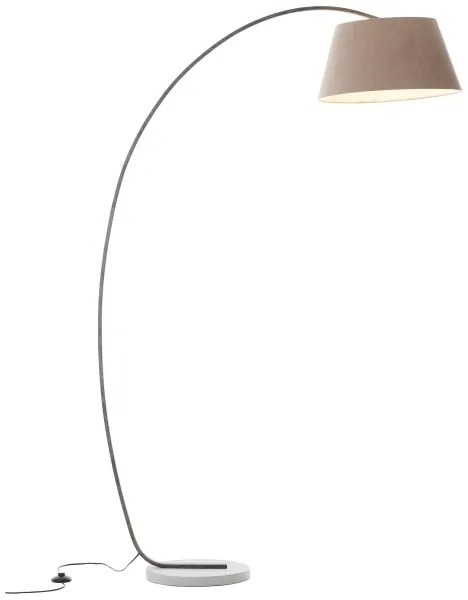Brilliant - Lampă de podea BROK 1xE27/60W/230V taupe