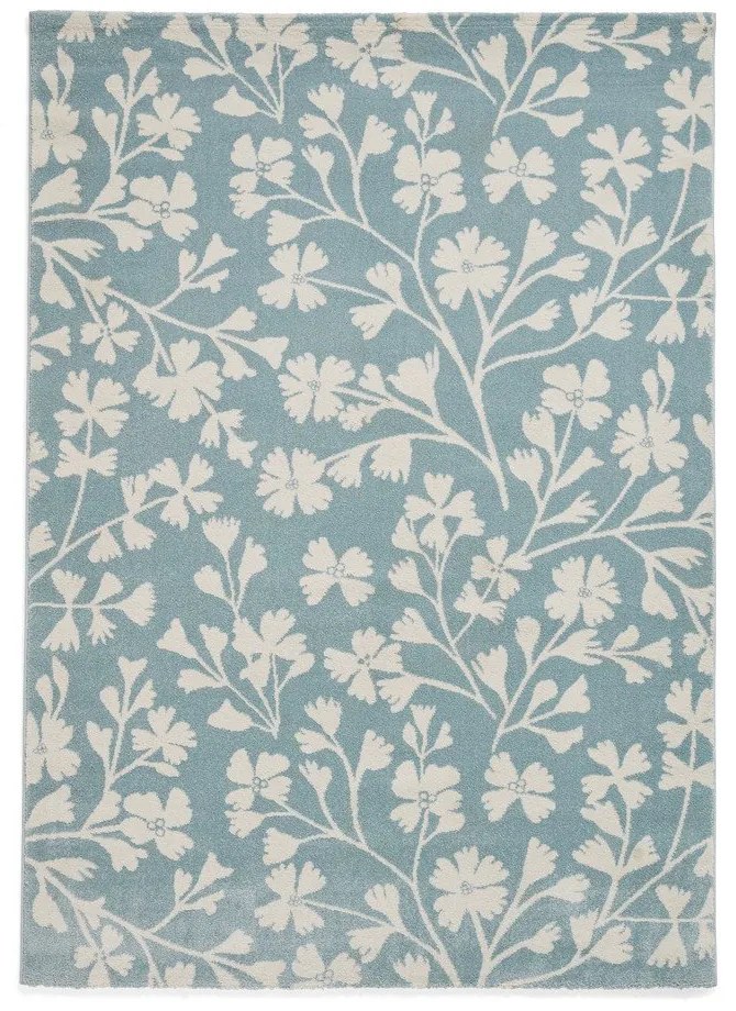 Covor albastru 120x170 cm Grace Floral – Catherine Lansfield