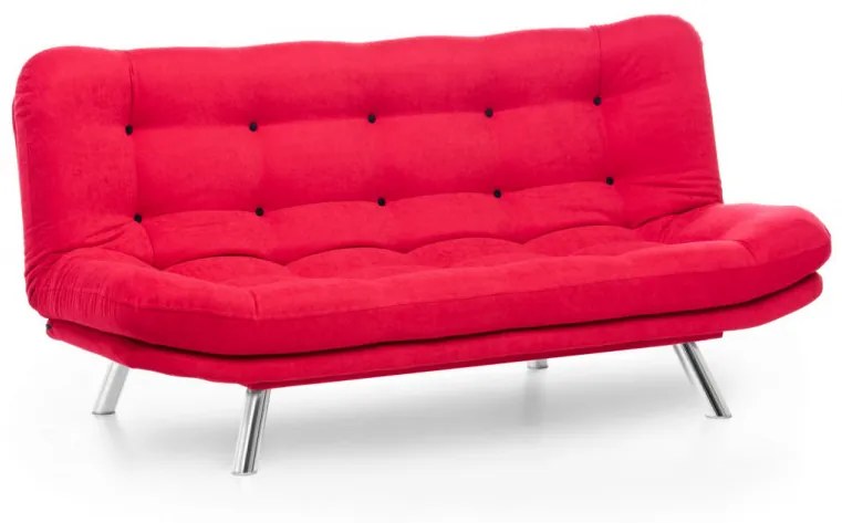 Canapea Extensibilă cu 3 Locuri Misa Sofabed, Rosu