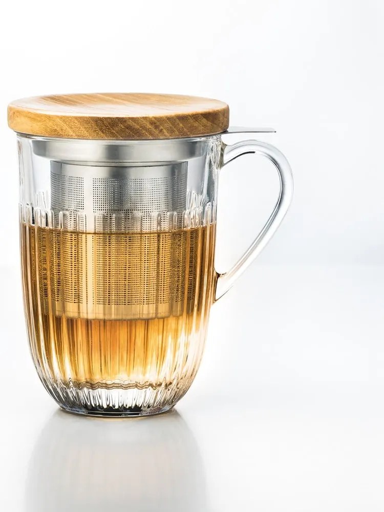 Cană cu filtru din sticlă 280 ml Ouessant – La Rochére