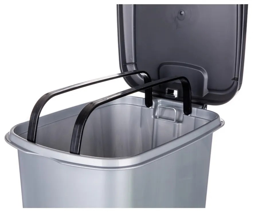 Banquet Coș de gunoi cu pedală STEP 15 l, crem, 15 l