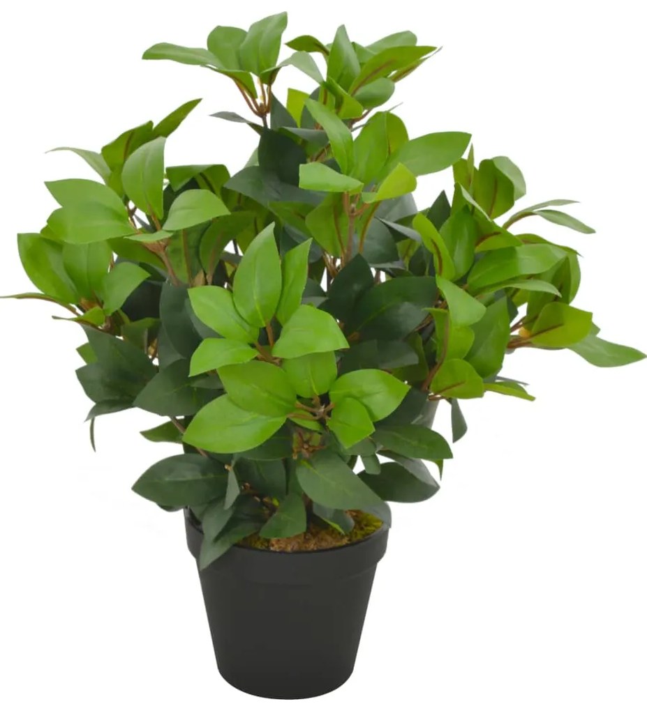 vidaXL Plantă artificială dafin cu ghiveci, verde, 40 cm