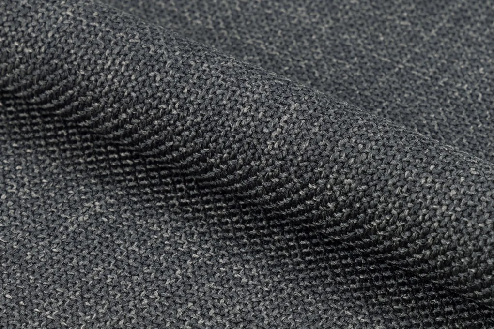 MAZZONI EXPORT IRIS Antracit [Gri închis] (material Basel 19) - SCAUN MODERN TAPIȚAT PENTRU SALON/SUFRAGERIE LOFT
