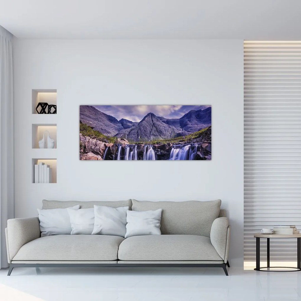 Tablou cu cascade (120x50 cm)