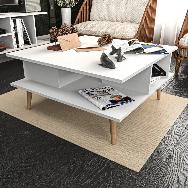 Masuta de Cafea Akya Coffee Table - Alb