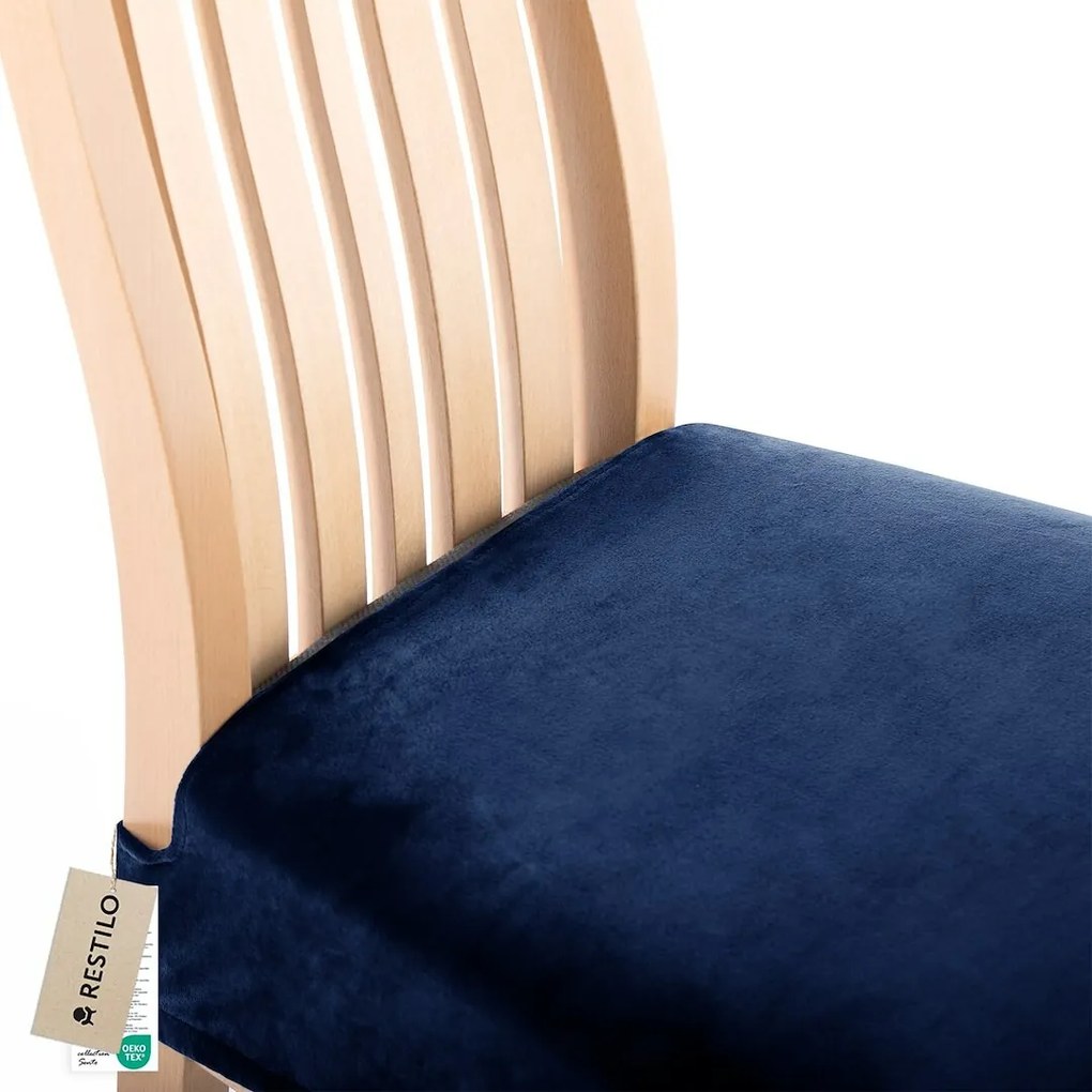 Restilo Husă elastică pentru scaun Sento indigo,40 x 40 + 5 cm