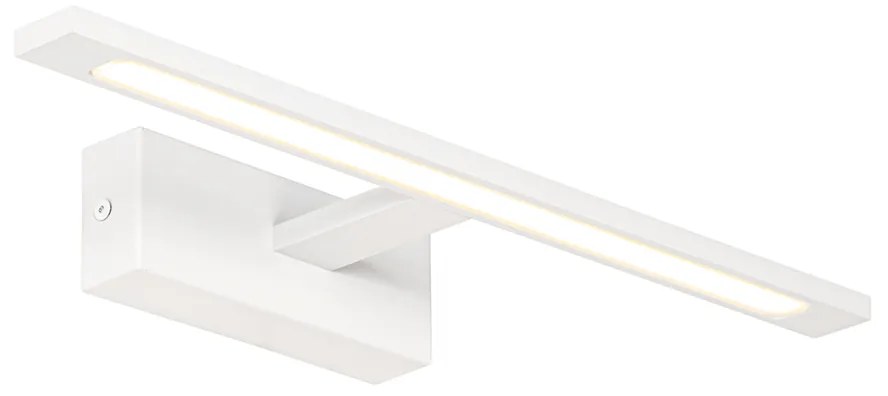 Aplică albă 41,5 cm cu LED IP44 - Jerre