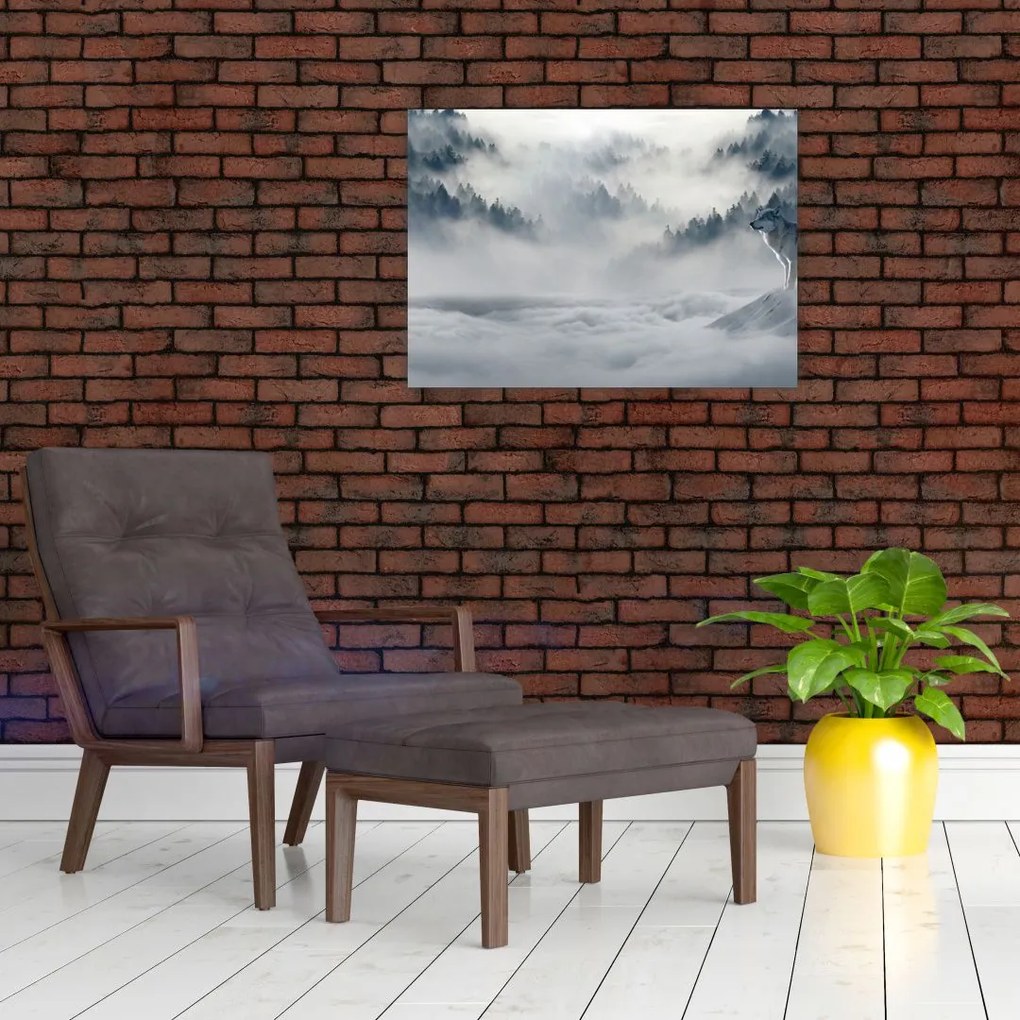 Tablou cu lupi (70x50 cm)