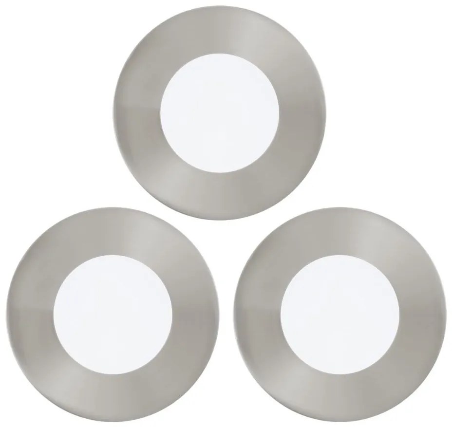 Eglo 94734 - Set de 3 spoturi LED încastrate FUEVA 1xLED/2,7W/230V