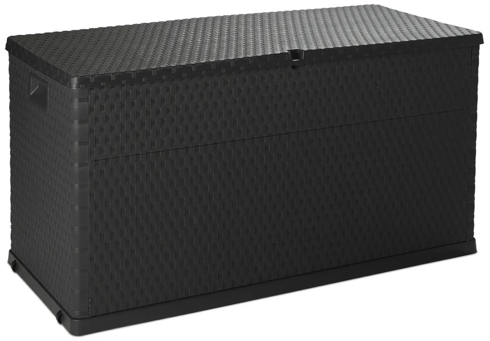 RATTAN záhradný plastový úložný box 420 L - grafit