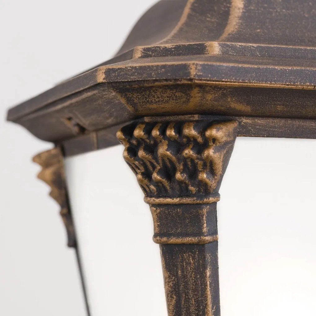 Stalp exterior stil clasic IP23 H115cm Aiko AL 11-1140/1 Patina OR