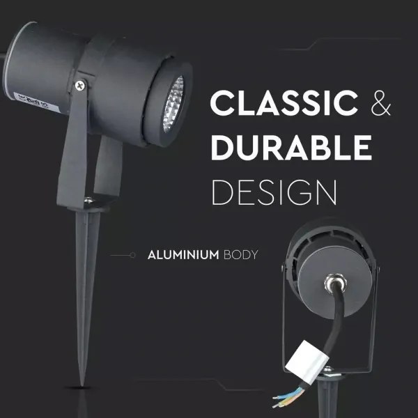 LED Lampă exterior LED/12W/100-240V IP65 culoarea luminii verde