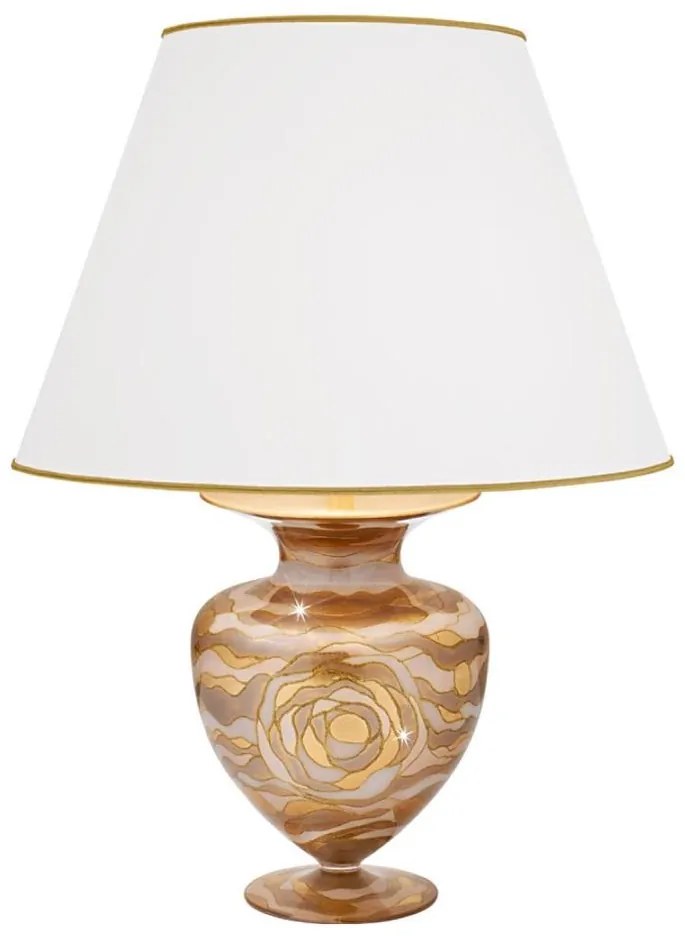 Lampă de masă Kolarz 1415.71M.CH ANFORA 1xE27/100W/230V 24K auriu