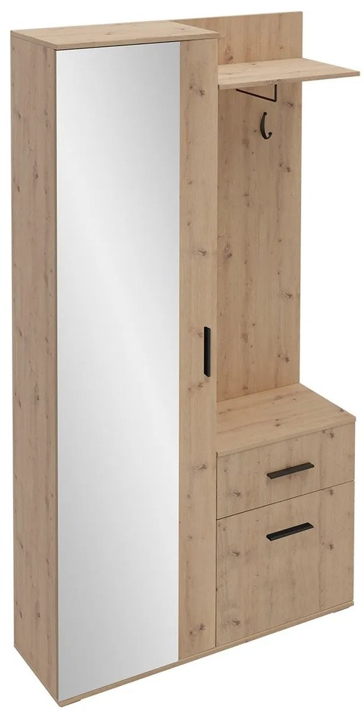 Mobilier hol Cless (Stejar artisan) (cu oglindă). 1104706