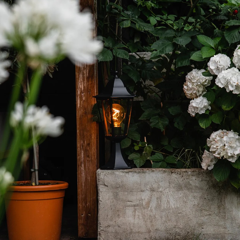 Lămpă clasică de exterior cu bază neagră 48,6 cm IP44 - Havana