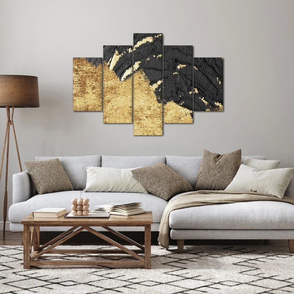Tablou - Structura de aur N⁰1 (150x105 cm)