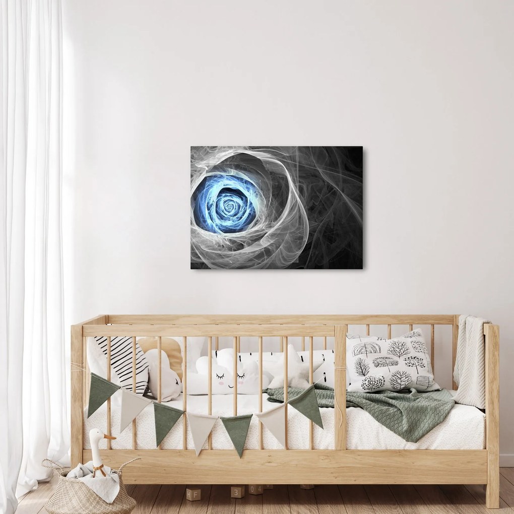 Tablou - Abstract Rose Blue (70x50 cm)