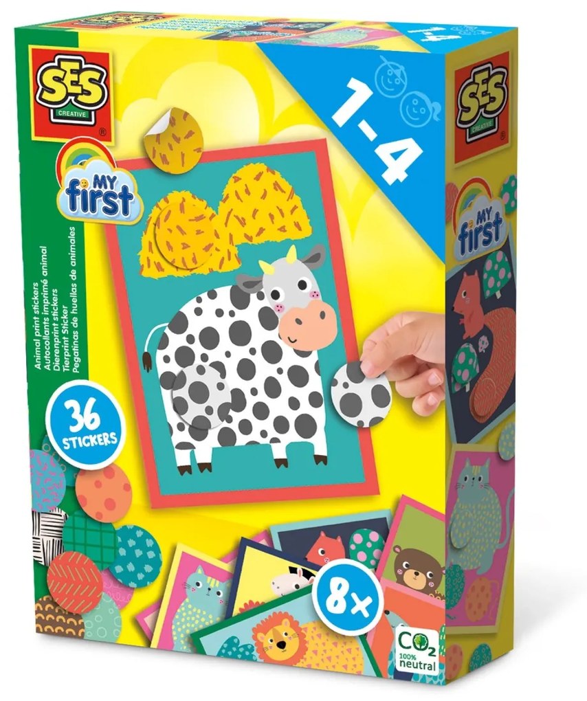 My first - Set creativ animale autocolante